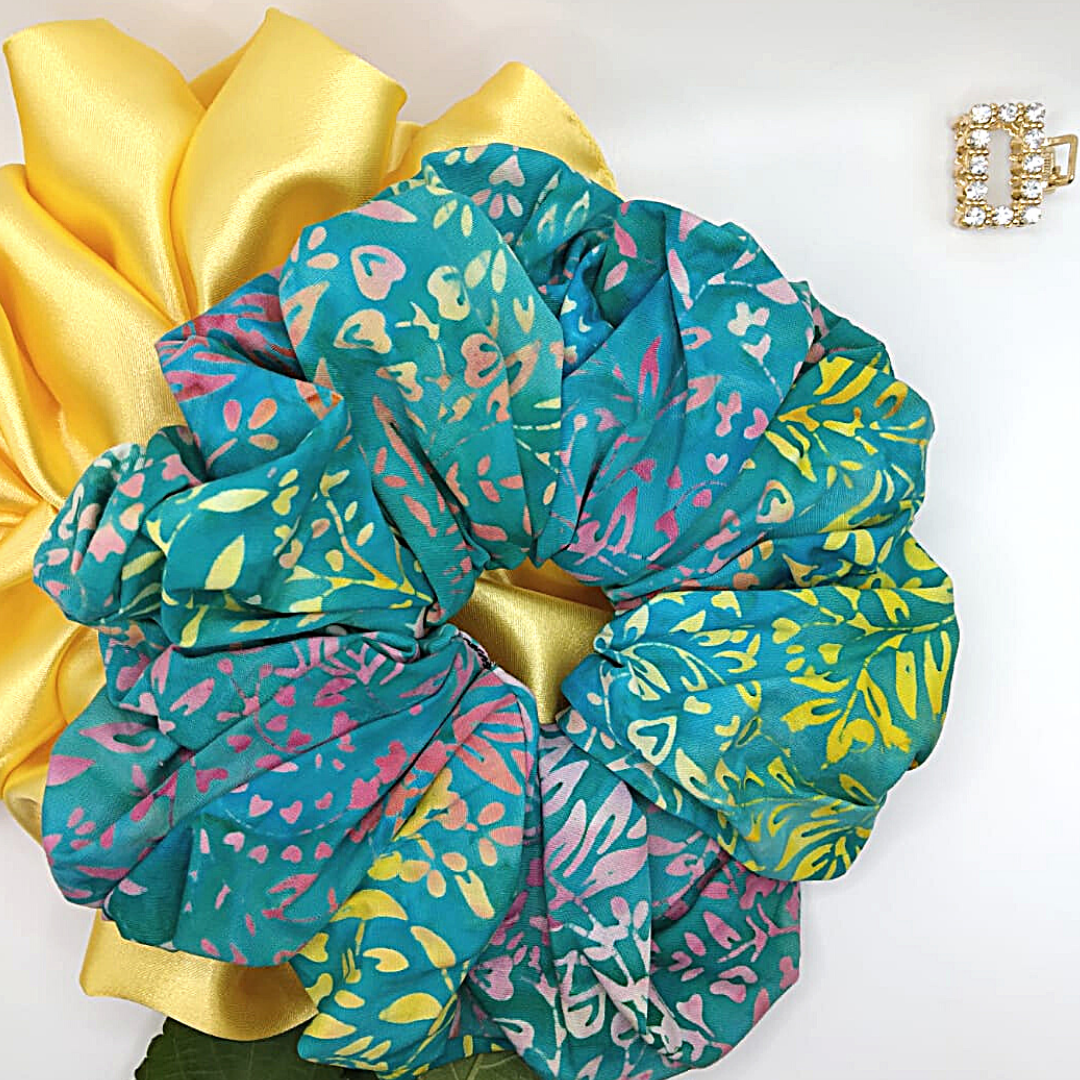 Jumbo Scrunchie | Ocean Reef (Clearance)