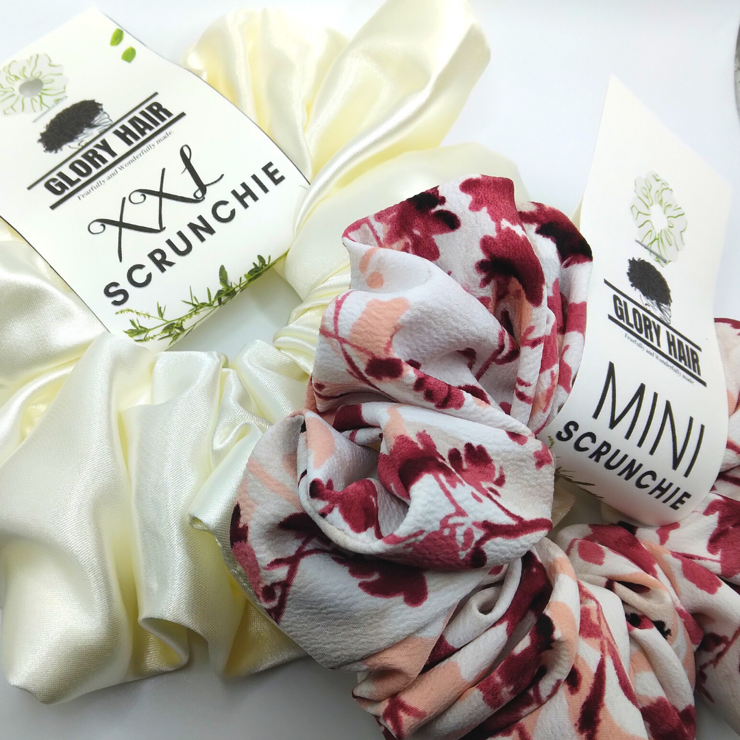 SMALL Scrunchie | Cherry Illusion