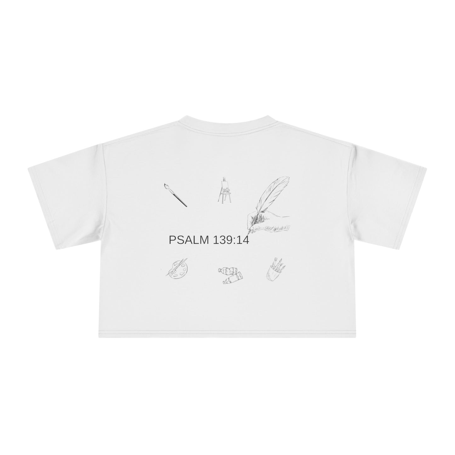 Cute Women's Crop Tee | Women's Shirt | Faith-Based Apparel | Summer Fashion