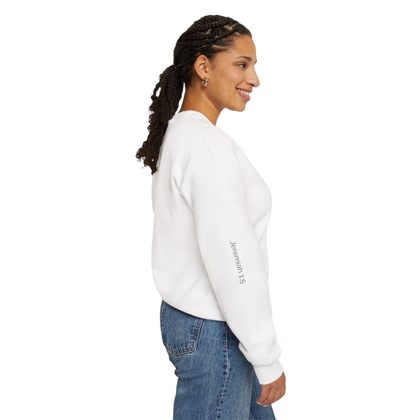 Hair, Custom-Made by God | Afro Hair Faith Sweatshirt | Crewneck