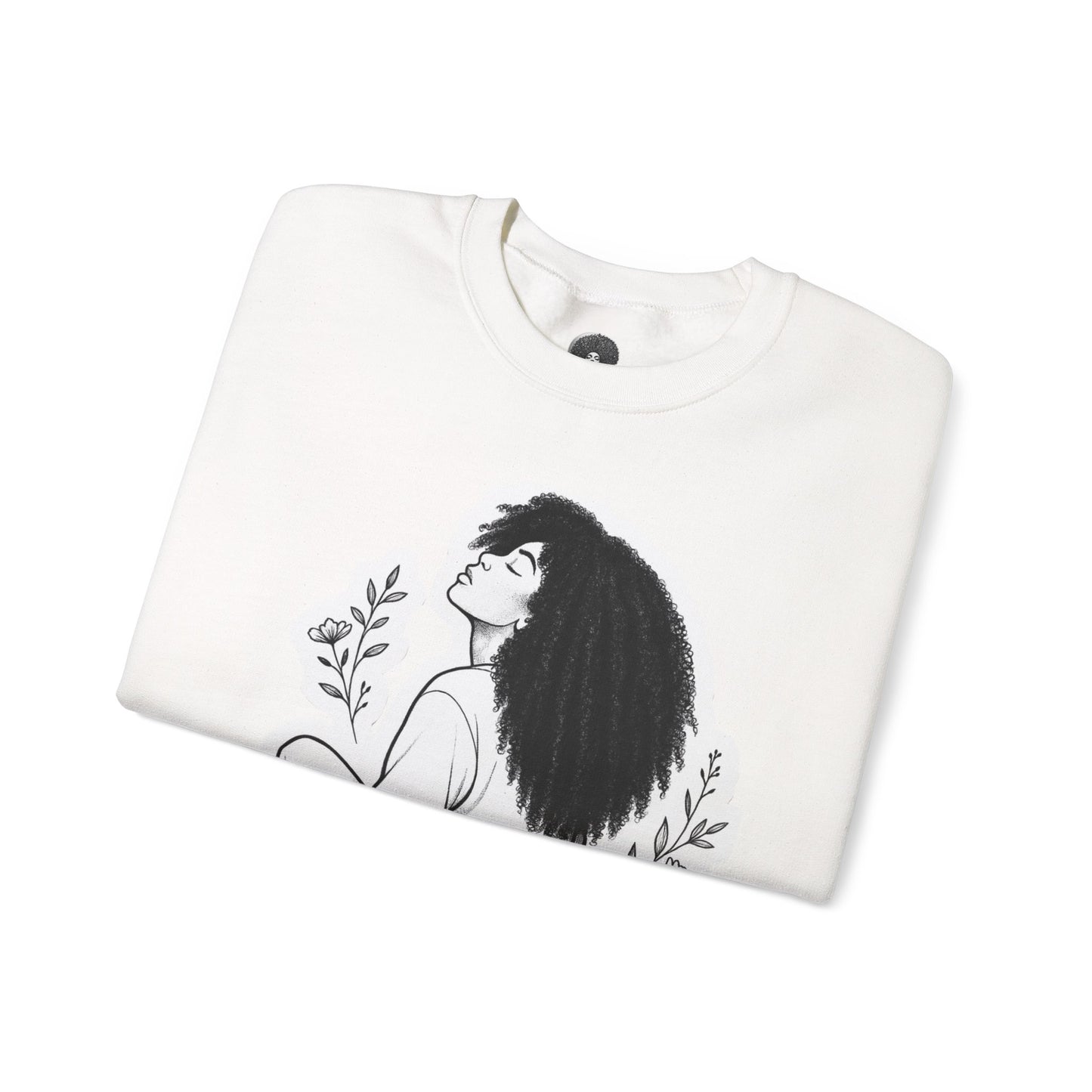Hair, Custom-Made by God | Afro Hair Faith Sweatshirt | Crewneck