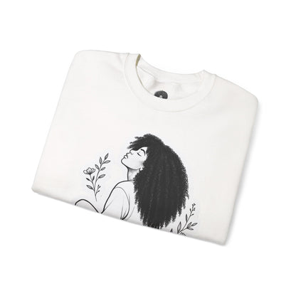 Hair, Custom-Made by God | Afro Hair Faith Sweatshirt | Crewneck