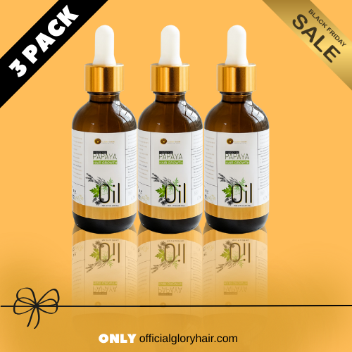 PAPAYA Hair Growth Oil (3Pack Deal)