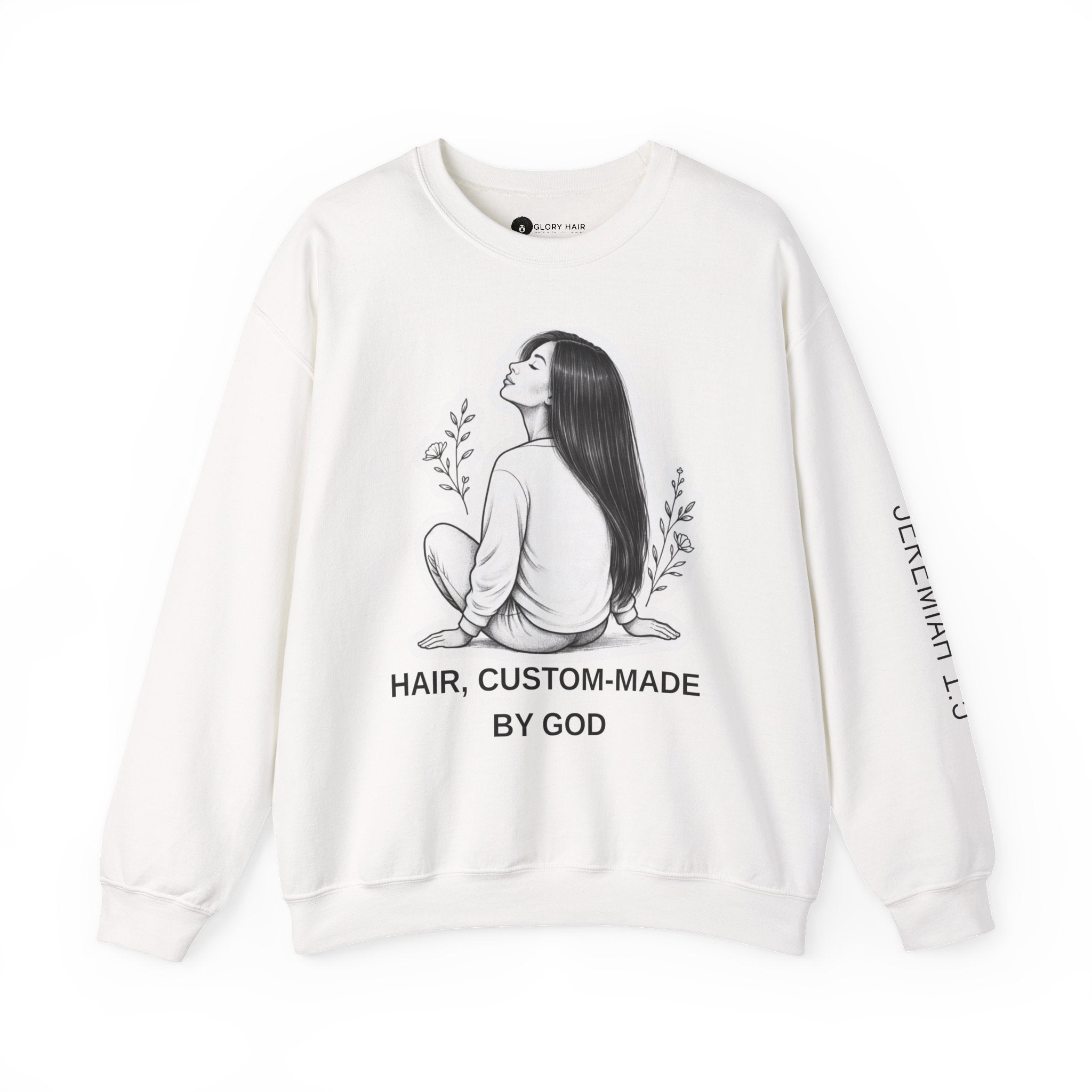 Copy of Hair Custom Made By GOD | Straight+| Bible Scripture Sweater