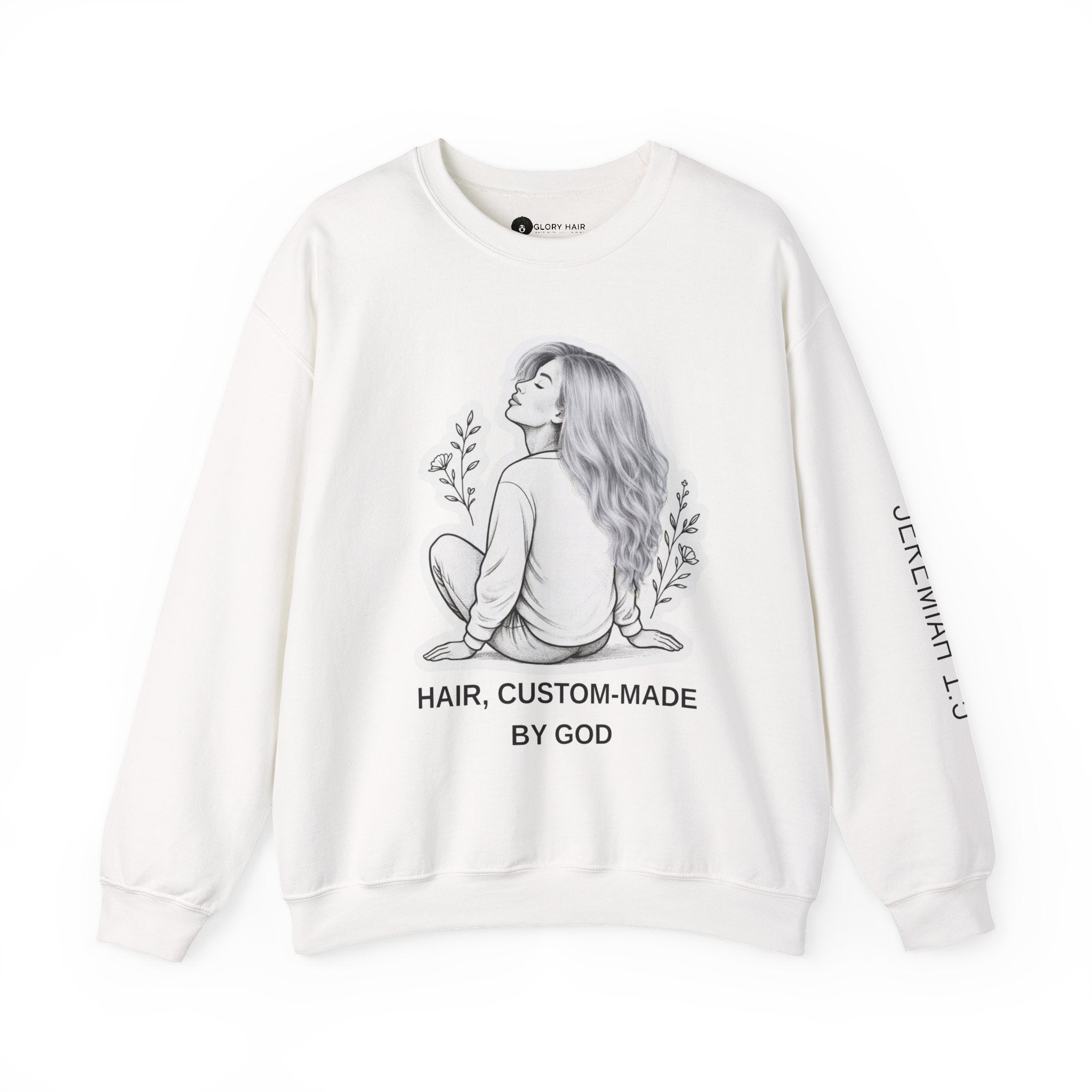 Hair Custom Made By GOD | Straight+ | Bible Scripture Sweater