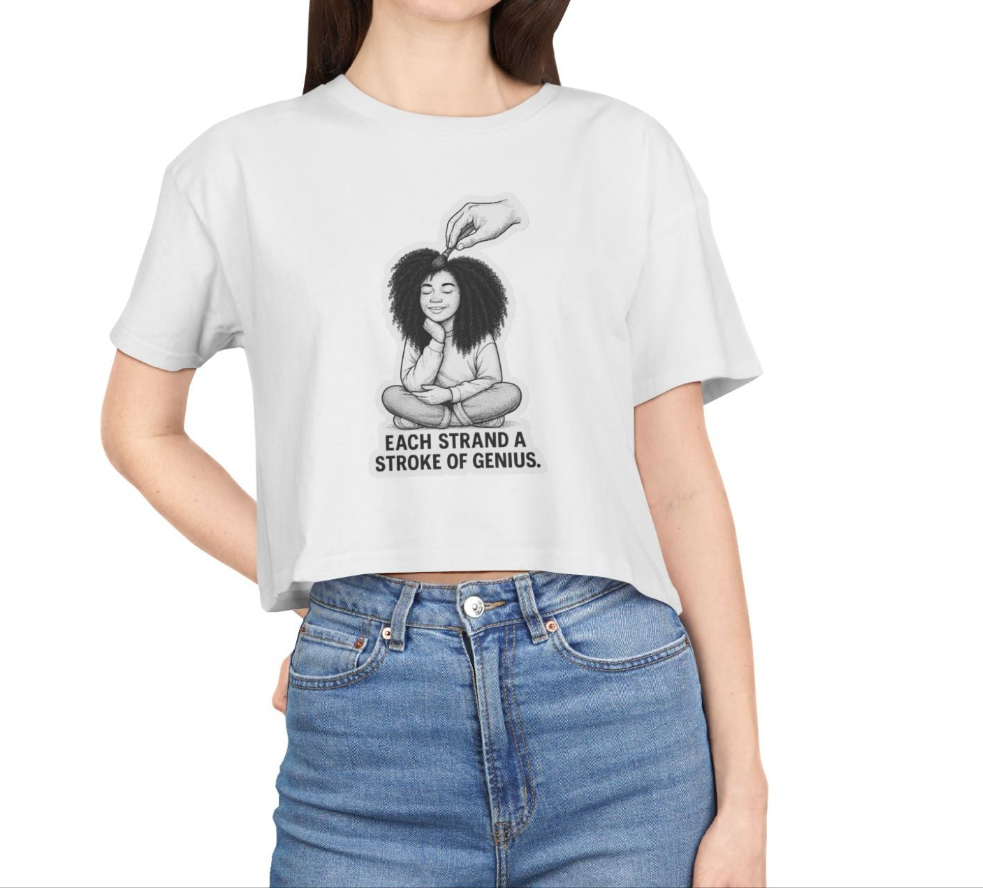 Cute Women's Crop Tee | Women's Shirt | Faith-Based Apparel | Summer Fashion