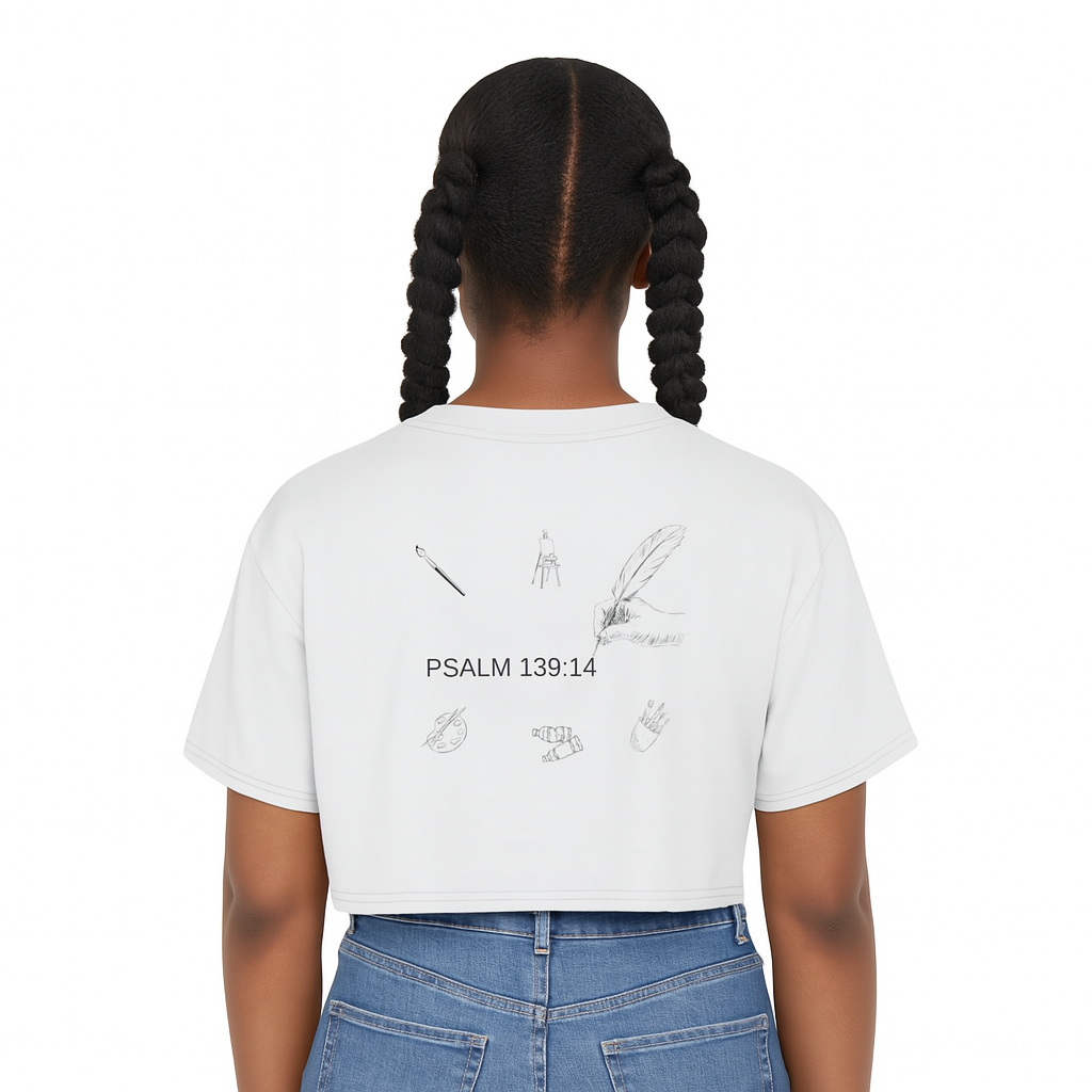 Cute Women's Crop Tee | Women's Shirt | Faith-Based Apparel | Summer Fashion