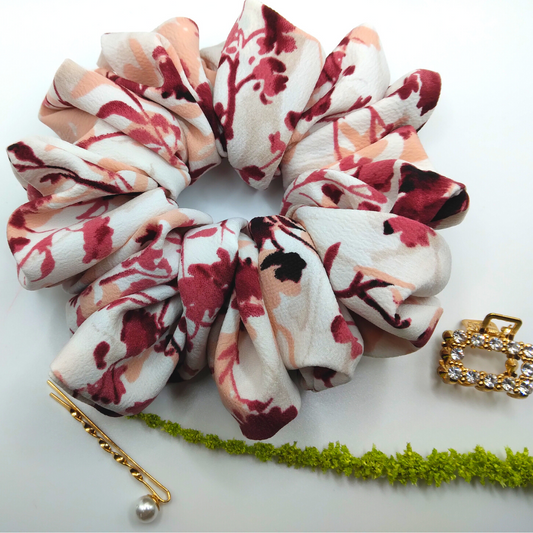 SMALL Scrunchie | Cherry Illusion